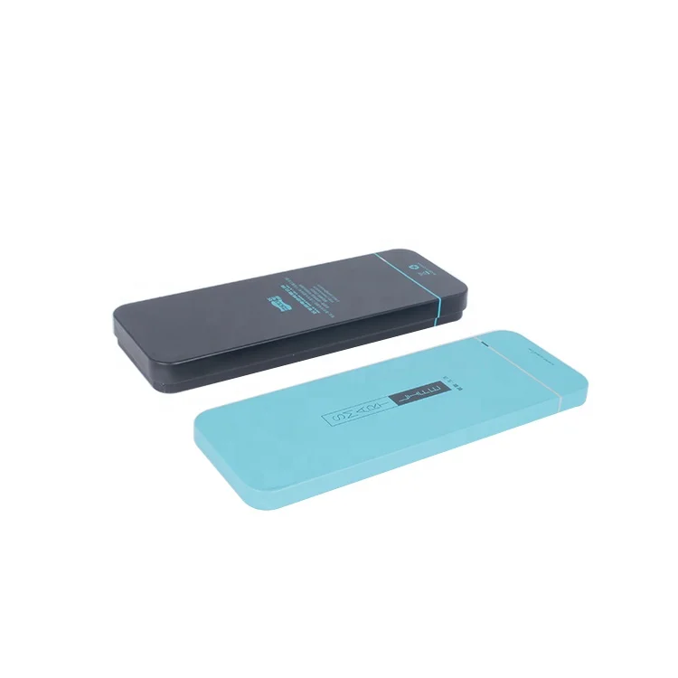 Rectangular custom fast charger USB calble gift tin packaging box