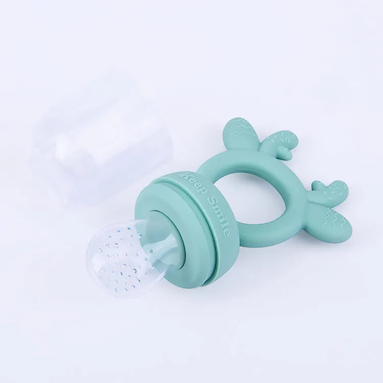 Оптовая продажа, детский прорезыватель из мягкого силикона трех размеров для зубов, Детская кормушка для фруктов