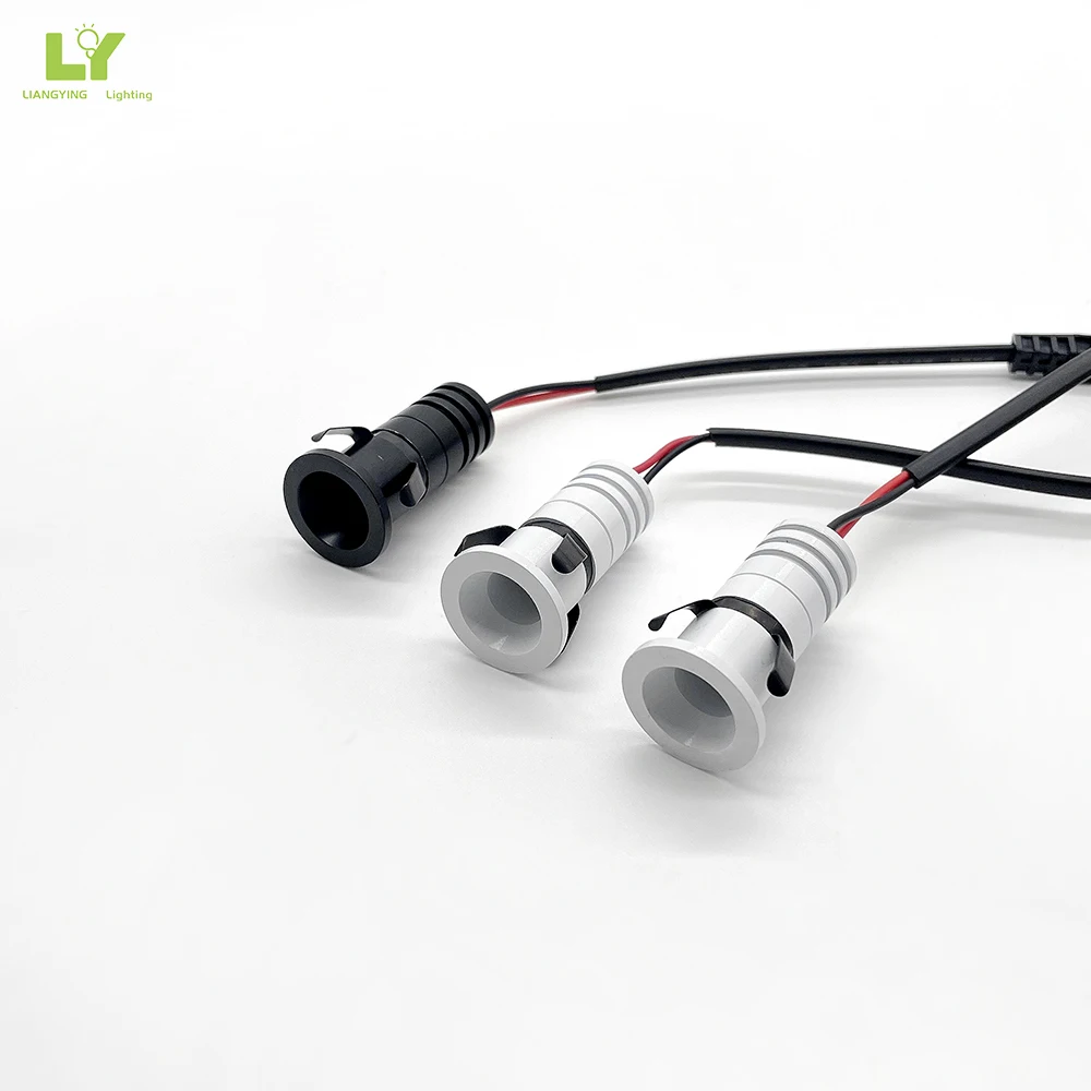 Recessed cob spot light aluminum housing anti glare led spotlight 1W 3W mini dimmable spotlight