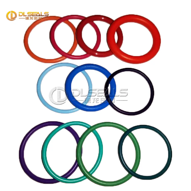 DLSEALS OEM factory customize AS568 COLOR NBR FKM SILICONE COLOR O RING