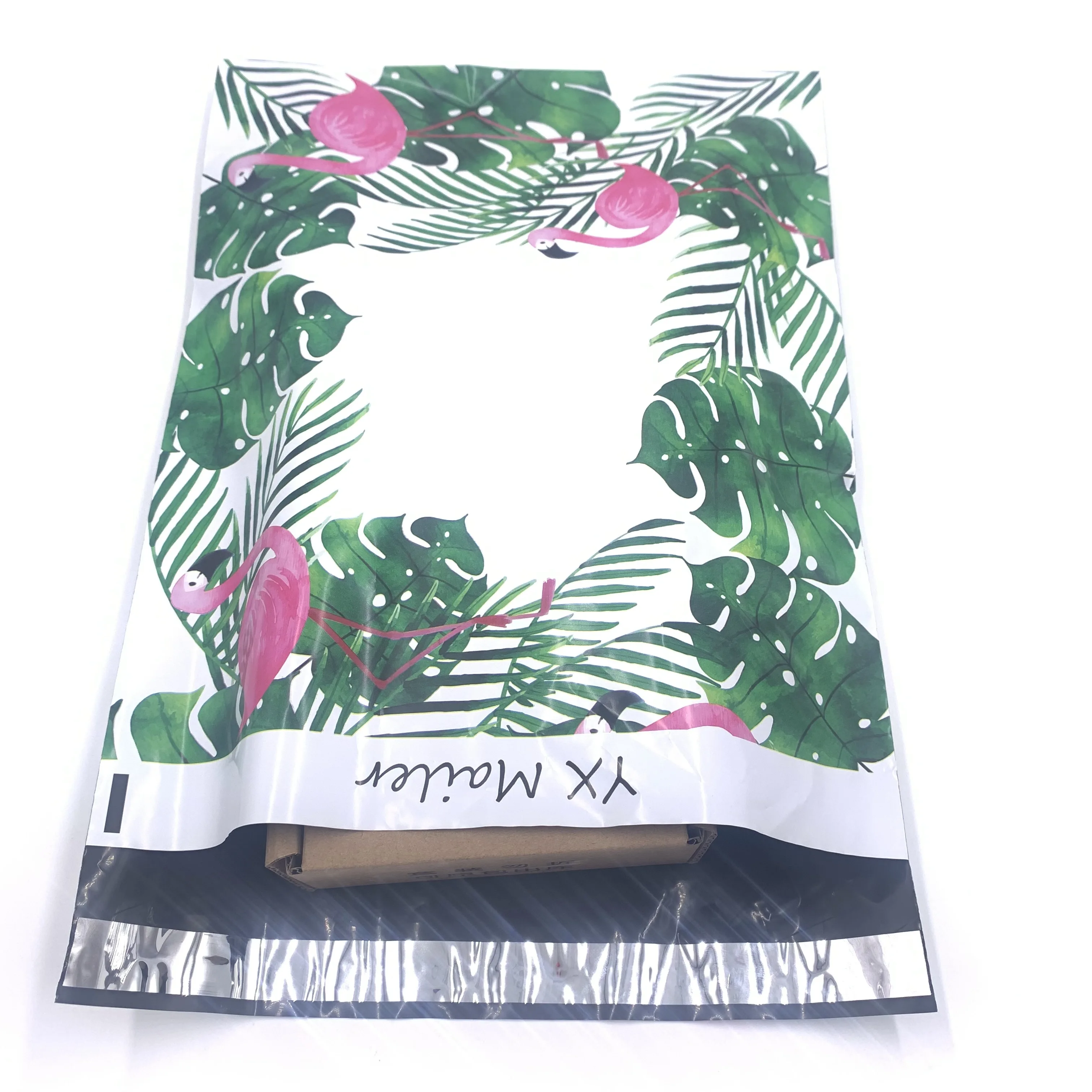 
Ready To Ship Poly Mailers Flamingo Design 10x13 Mailing Bags Green Shipping Mail 