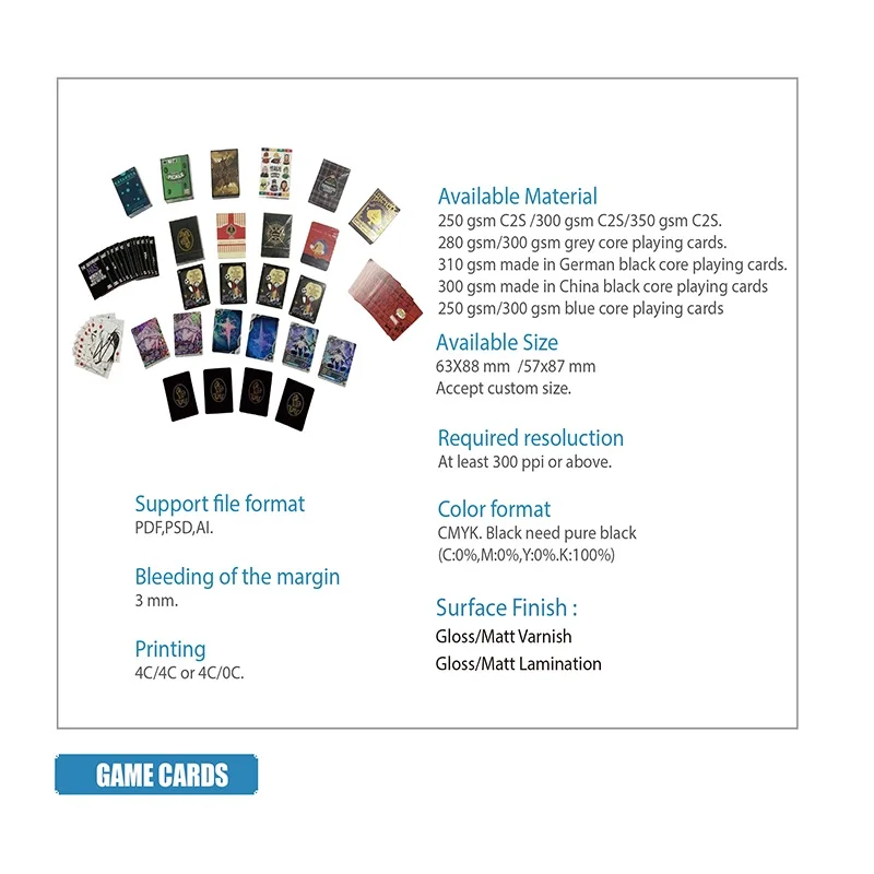 Factory Custom Printing Card Board Game Playing Card For Adults Kids With Pawns Dice Token Coin