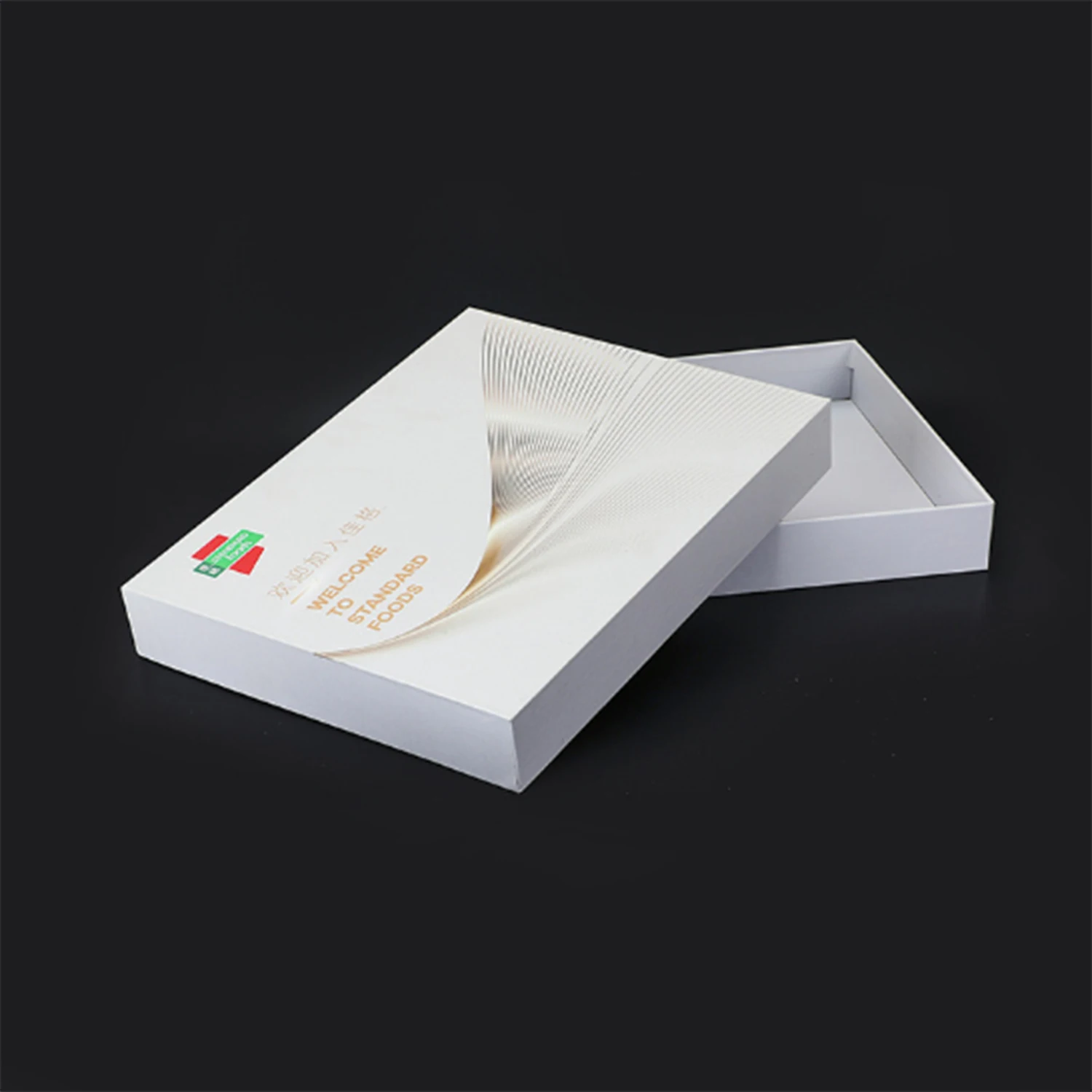 Factory Personalized custom size printing logo tiandi Lid&base paper boxes with PVC inner tray packaging box Rigid gift box