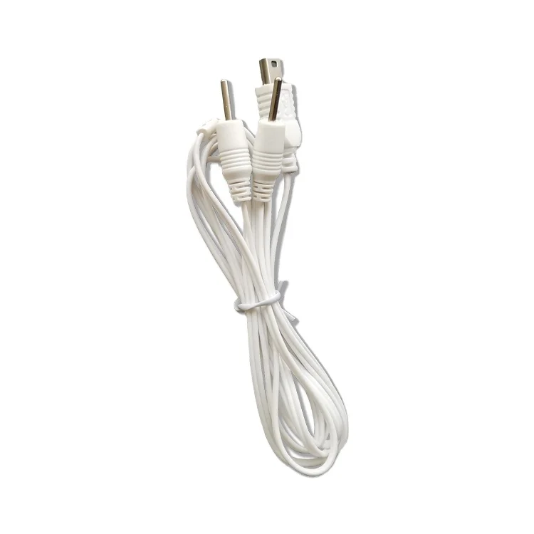 Factory direct sales of high quality medical cable for Tens Ems machine DIN 3 pin male to double electrode needle cable