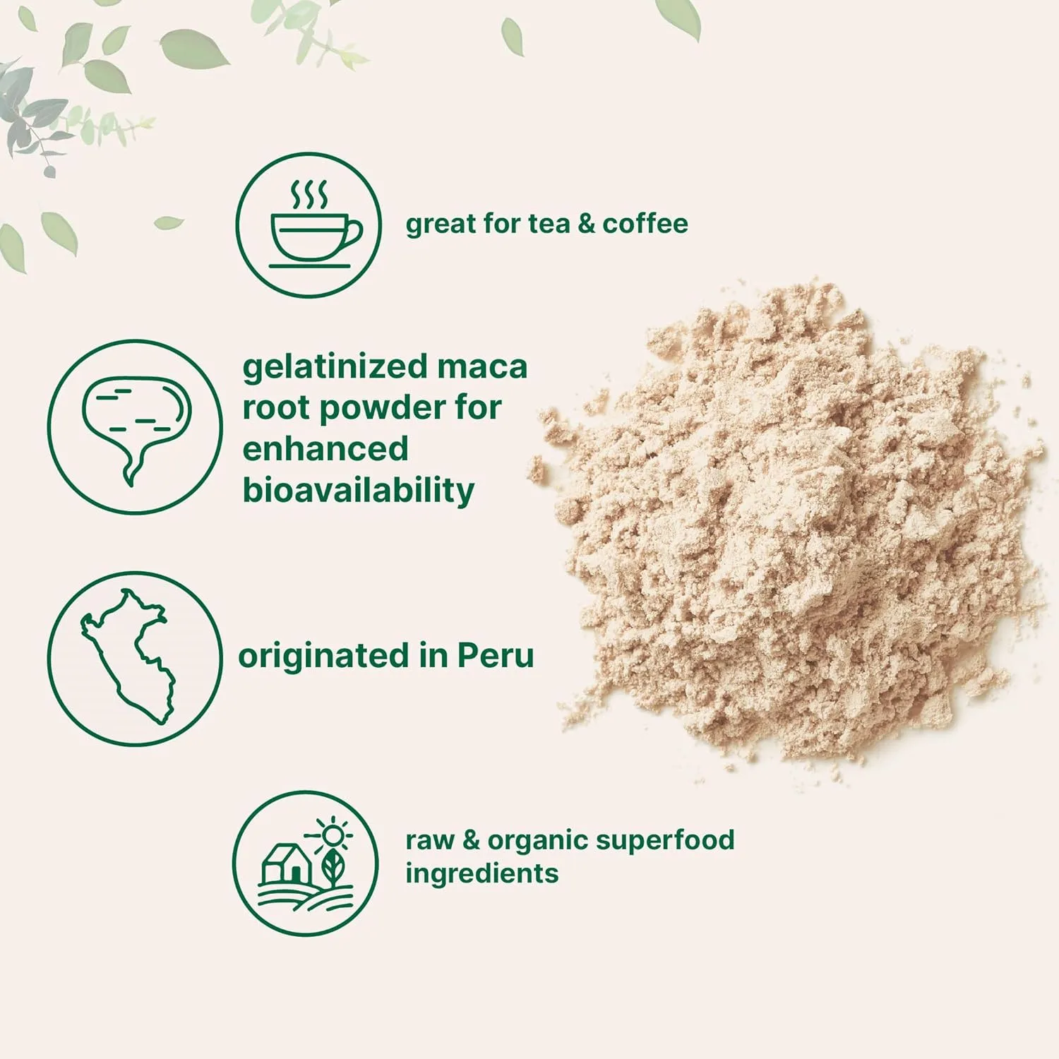 OEM Hot Sale Maca Root Powder Stamina Enhancement NO GMO Vegan Friendly 453 Gram