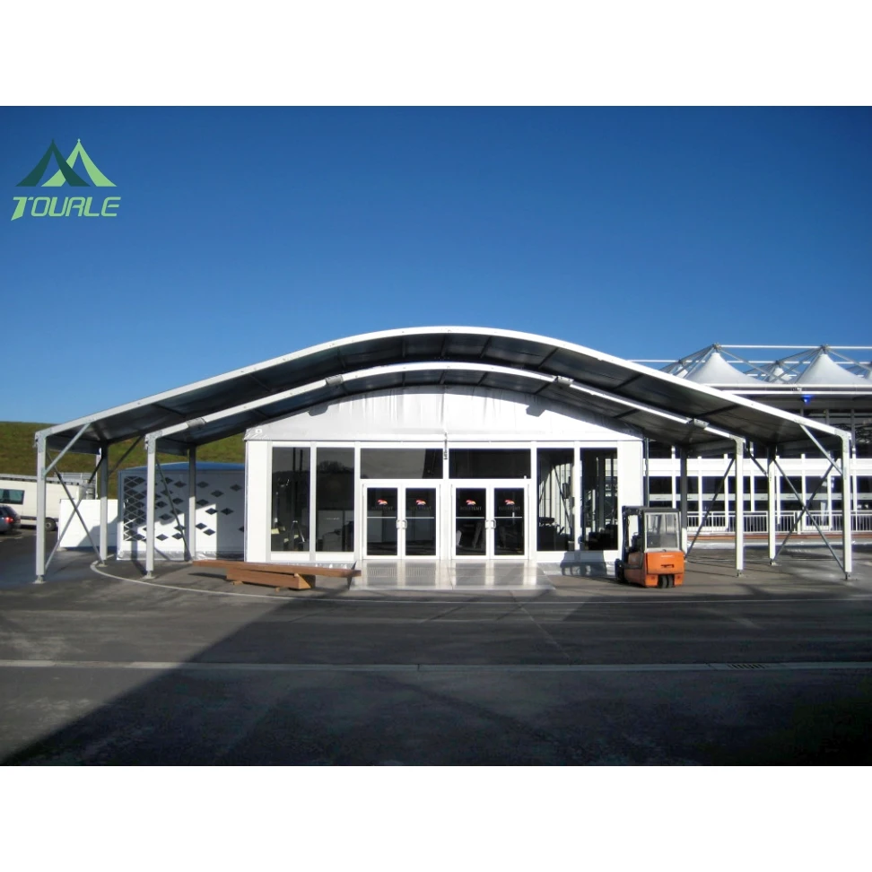 Large arcum tent for wedding, ceremony and event Brand Trade Show Tent with side walls