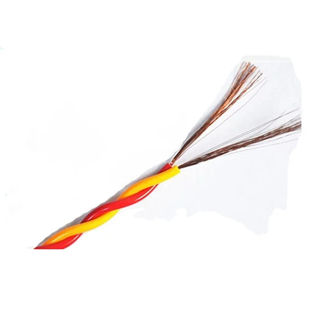 0.5mm 0.7mm PVC Insulated Twin Round and Flat RVS Twisted Blasting Cable