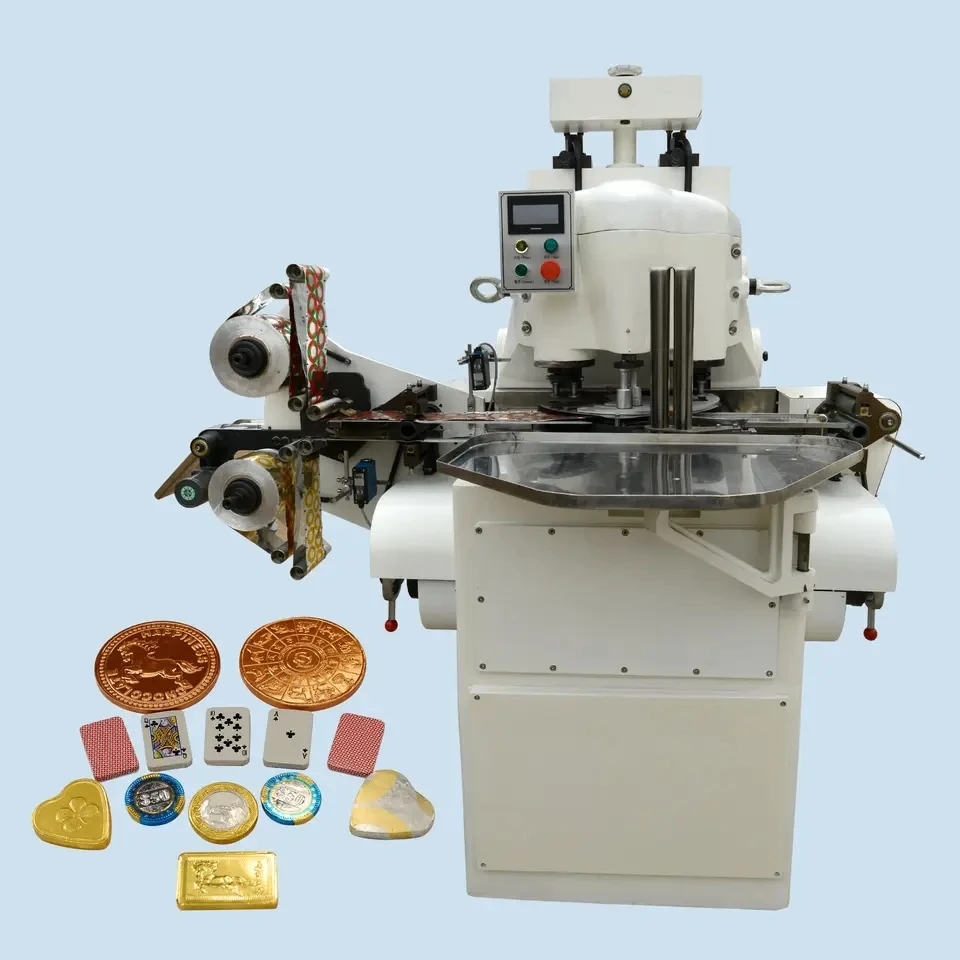 Fully Automatic Gold Coin Chocolate wrapping Machine Chocolate Making Machine Packing Machines