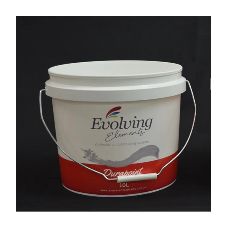 custom hotsales product High Quality 10L Pail and Lid plastic small bucket mugs plastic rubbish bucket