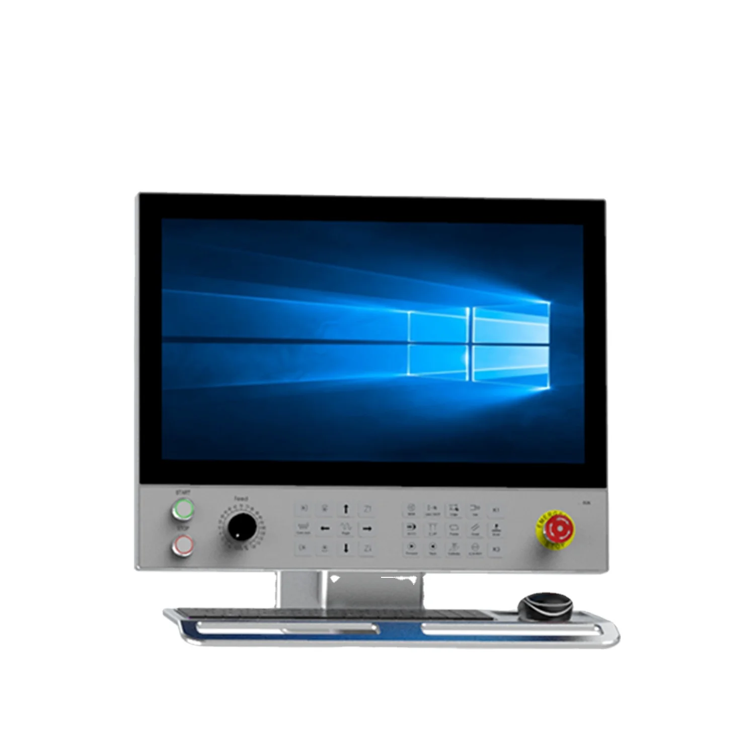 21.5 Inch Support Arm System Operation Panel Waterproof Industrial Lcd Capacitive Touch Screen Monitor Display With Push Button