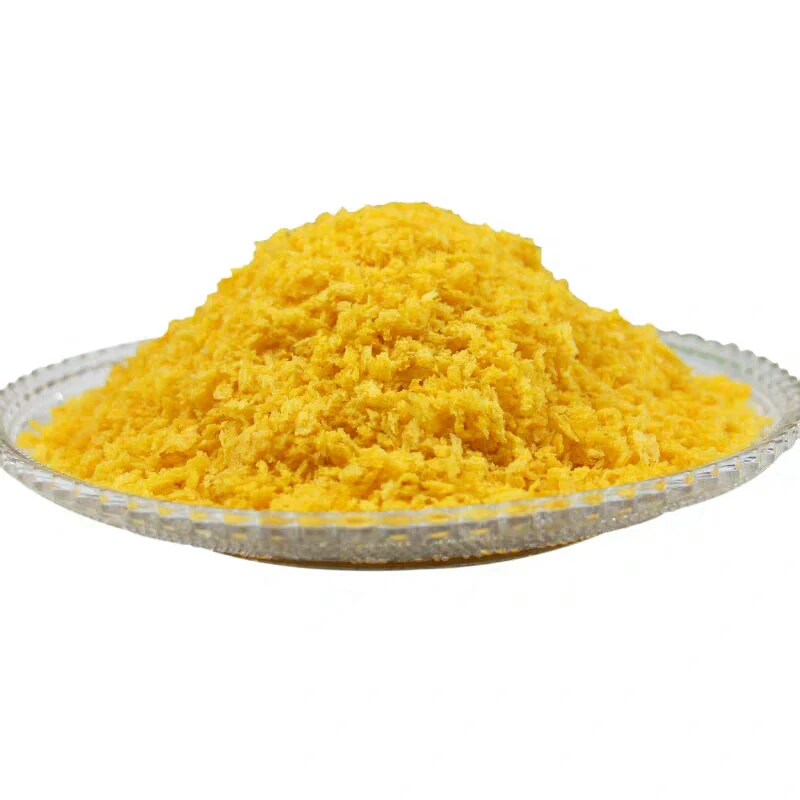 Baked Food Bread Crumbs Panko 5 mm Dried Needle Shape Yellow Breadcrumbs