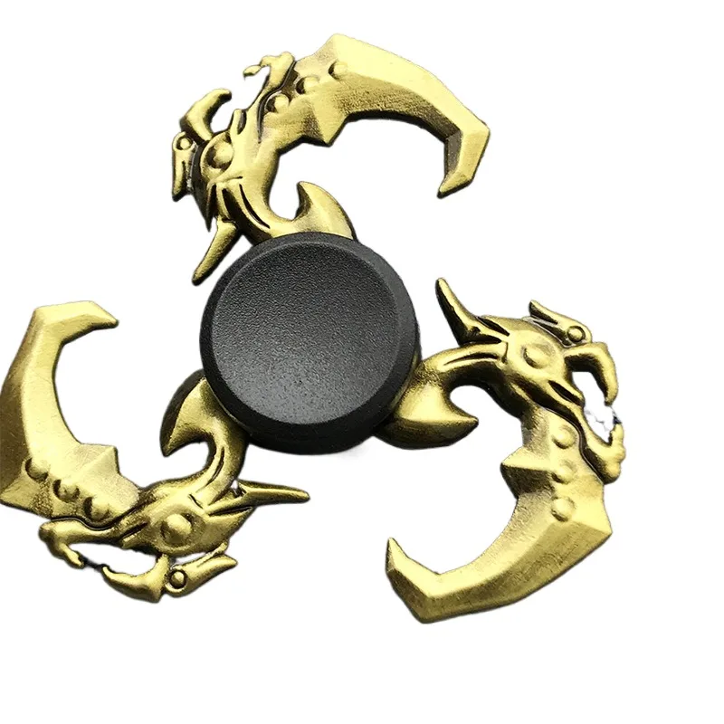 Factory hot sale bronze metal fidget spinner Creative Alloy Spinning top Decompression toy