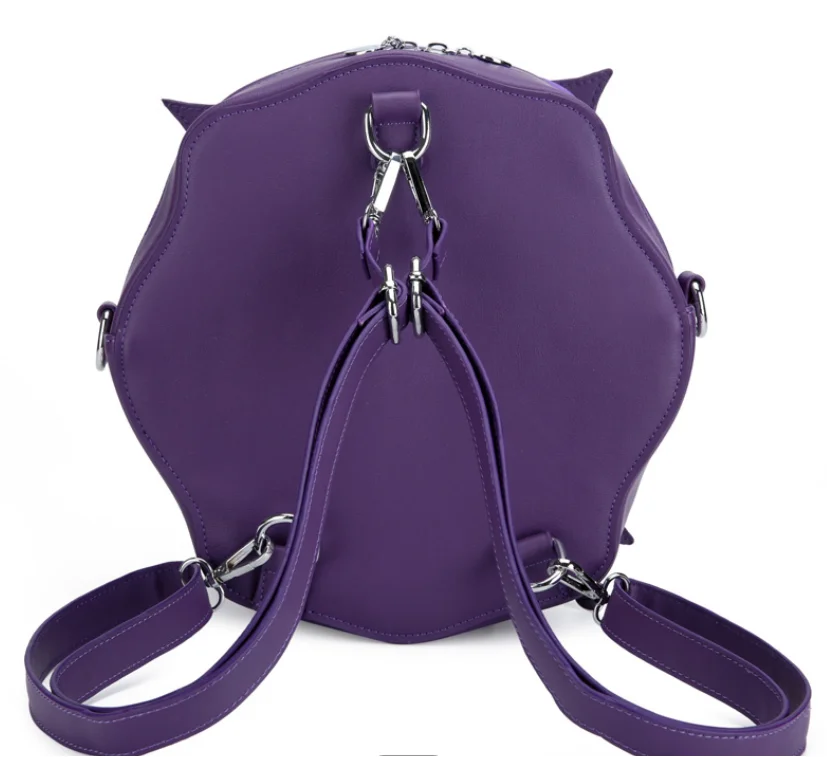 Custom Personalized Pu Leather Itabag Clear Window Display Backpack Women Pin Bags With Printed Inserts