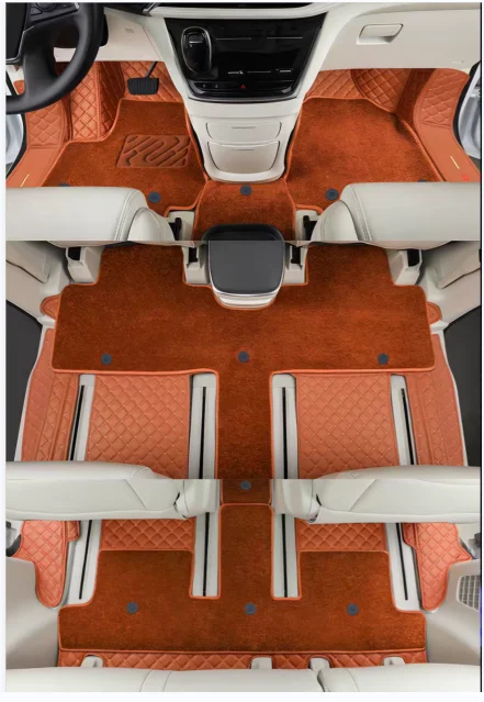 Пользовательские автомобильные коврики MPV автомобильный кожаный Противоскользящий коврик для Toyota Sienna/Kia Sedona