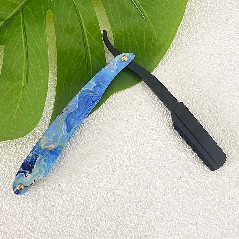 Stainless Steel Straight Razor Single Blade Safety Razor Disposable Blade Shaving Safety Razor