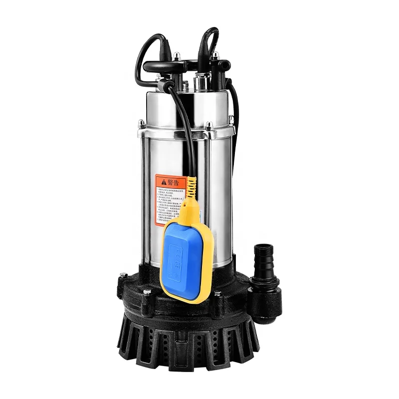 stainless steel electric water pumps automatic stop submersible water pumping machine with float switch