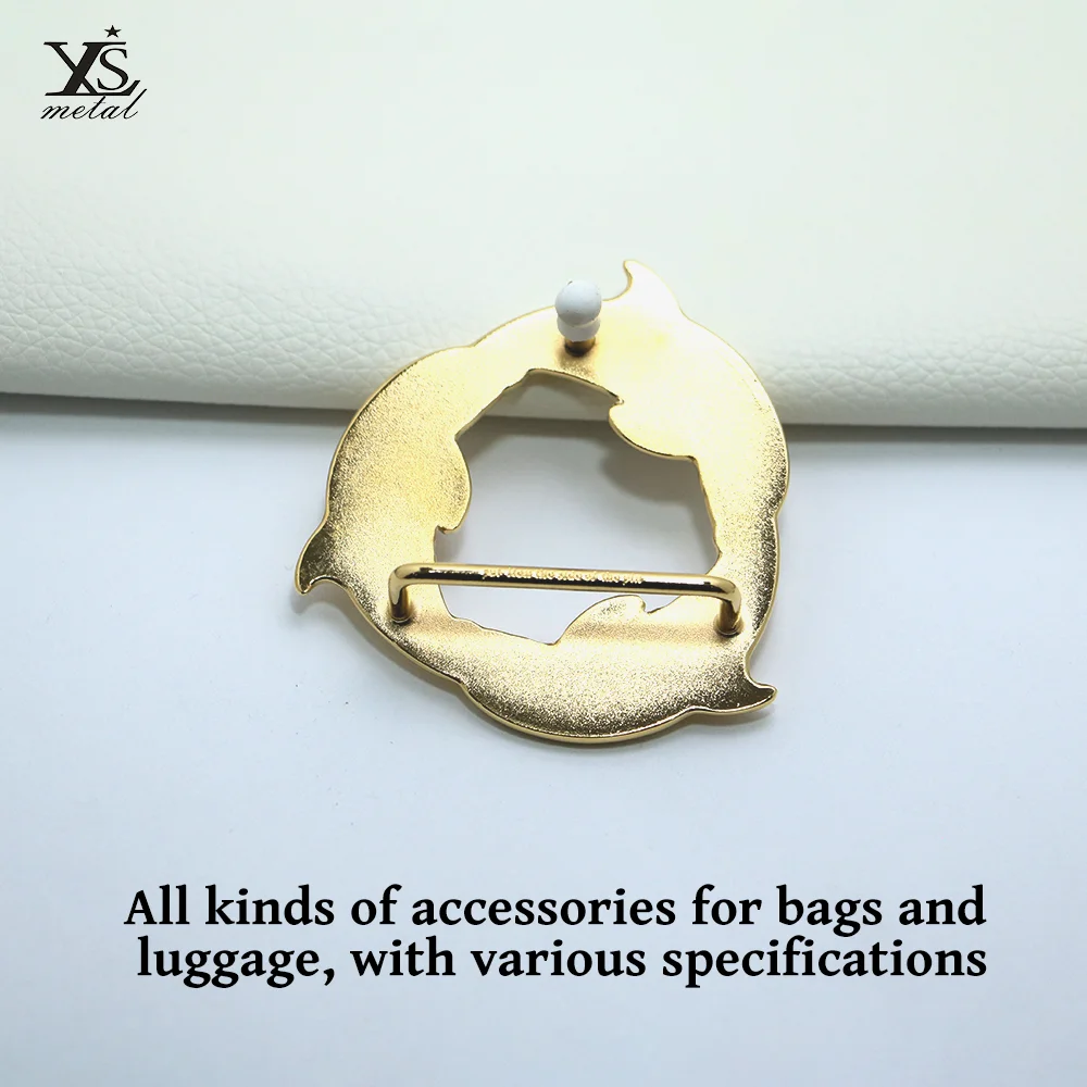 High quality plating belt waist strap buckle hardware hollow logo alloy belt buckles wholesale