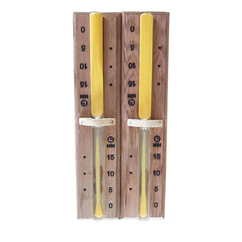 Wall Mounted Hourglass 15 Min Sauna Room Sand Glass Clock /Sauna Sand timer