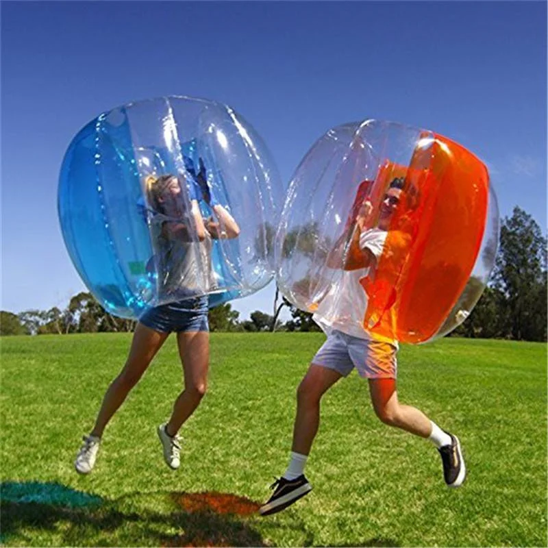 NewBlessing TPU 1.5m Human Size Customize Bubble Ball Body Zorb Bubble Football Inflatable Bumper Ball