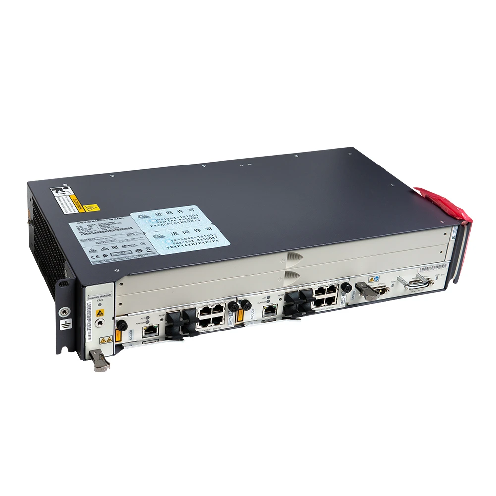 Терминал оптической линии Ma5608t 2U высота DC мощность 2 * MCUD MCUD1 в комплекте OLT GPON EPON 19 дюймов Mini MA5608T OLT