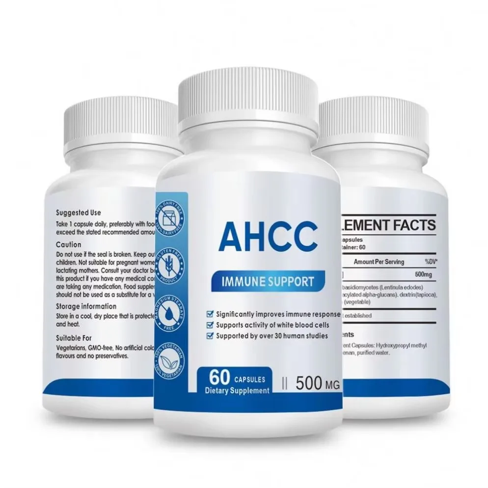 Капсула ahcc оптовая цена экстракт мягких грибов активный гексоза кородственное соединение 1500 мг добавка 750 капсула