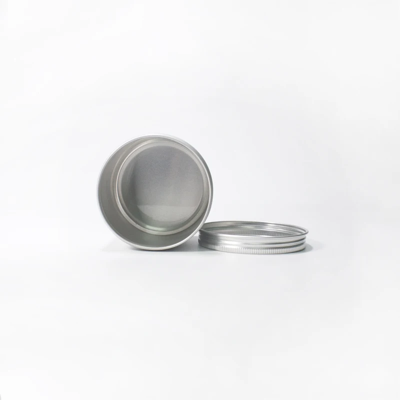 
Tea aluminum tin can with screw lids food grade packaging food storage metal round container for cookie tea candy 350ml 