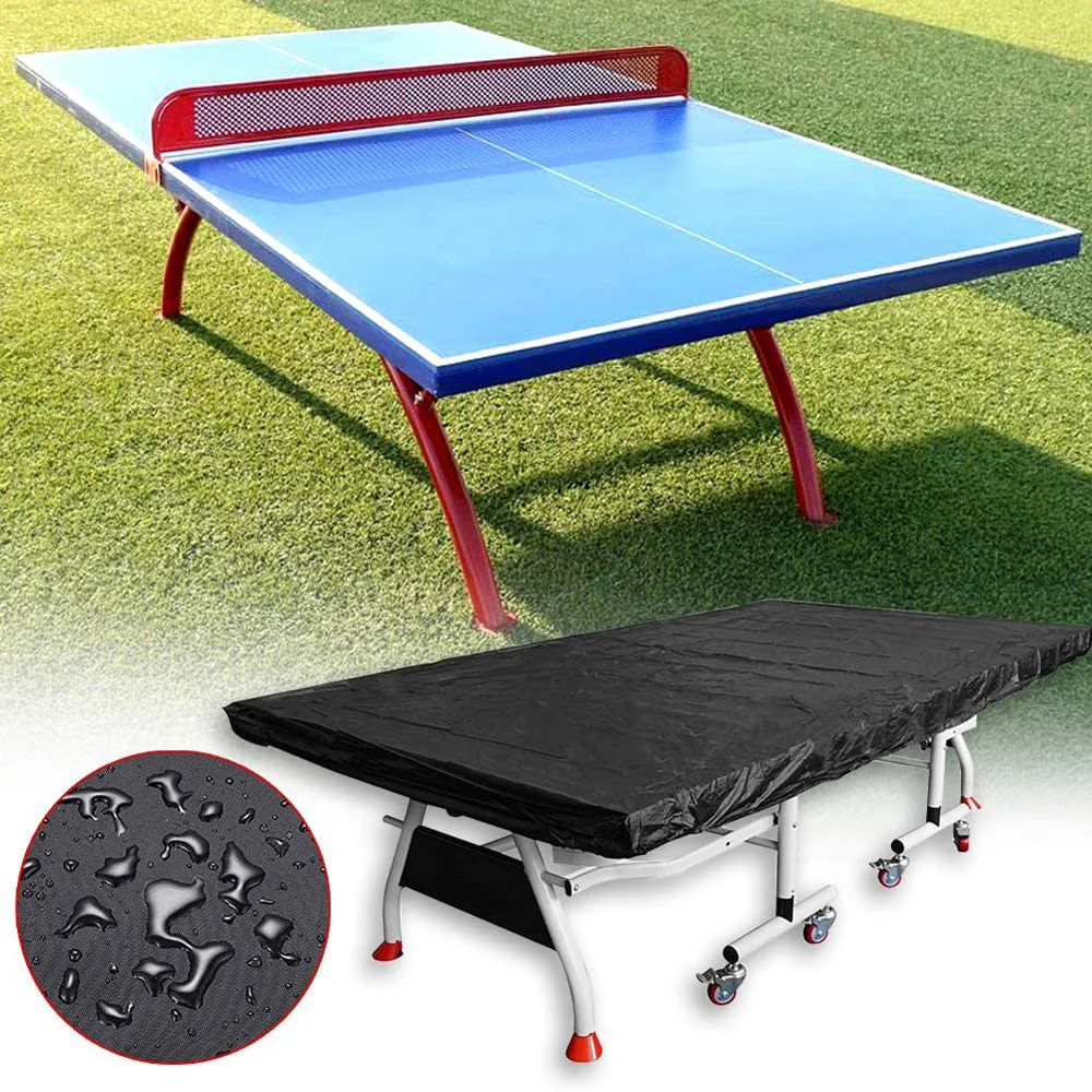 
Heavy Duty Waterproof Dustproof Sunproof Polyester Protective Table Cover for Outdoor Indoor Table Tennis Cover 