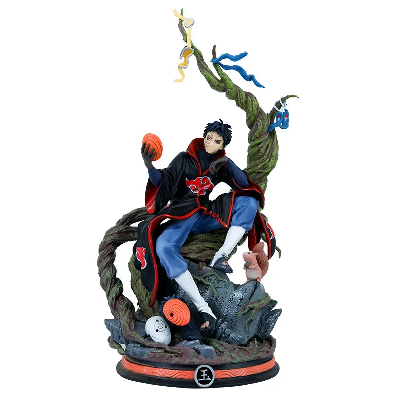 HWR 10534 Hot Selling 33cm GK Narutos Shippuden Uchiha Obito Action Figure PVC Model Action Figure Series Collectible Toys
