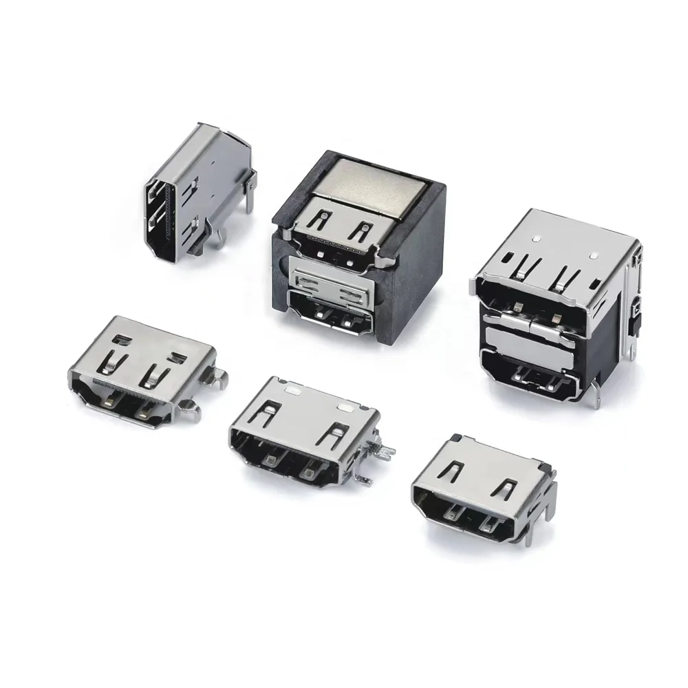 LECHUAN Factory Customized Female Type USB HDMI Cable Connector for TV Set-top Box Laptop High-definition  LCD display