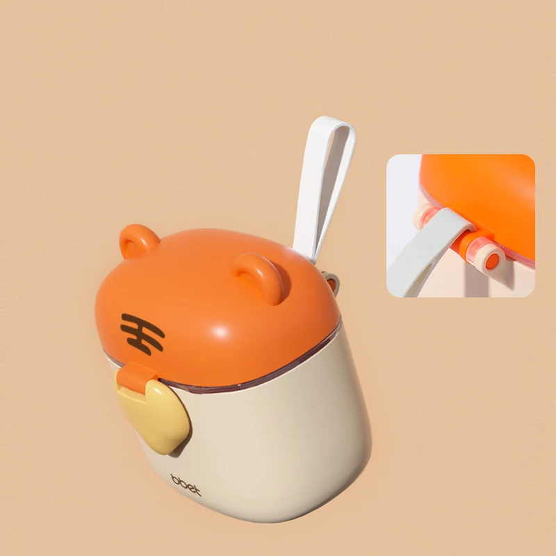 Small Baby Food Storage Formula Milk Powder Dispenser Box With Spoon Plastic Milk Powder Storage Container BPA Free