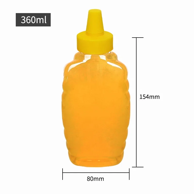 500g empty clear squeeze plastic bottle packaging sauce oil container