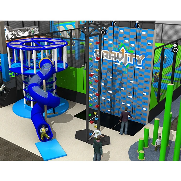 1200SQM Family Indoor Play Park Ninja Warrior Trampoline Park by Cheer Amusement