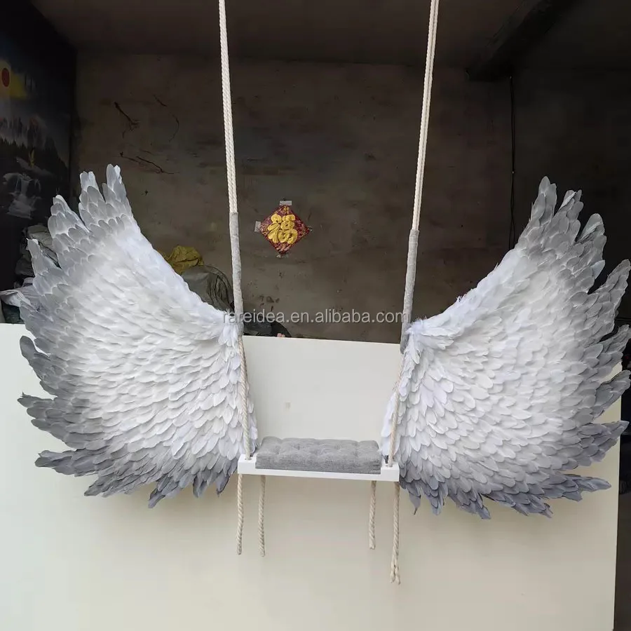 Decoration Supplies Jane Love Swing Decoration Feather Angel Wings Photo Props Feather Wings