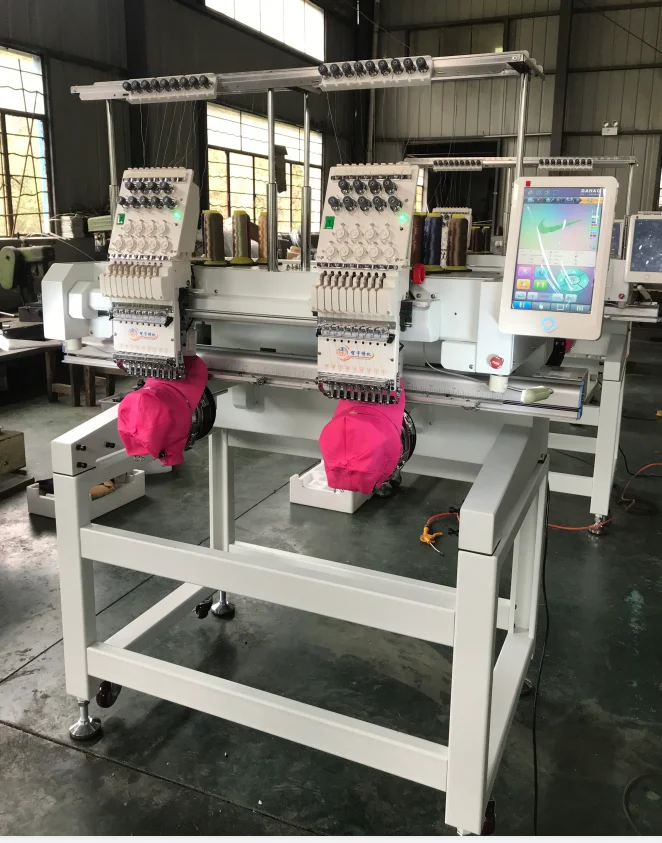 902 double head computerized embroidery machine 2 head for sale