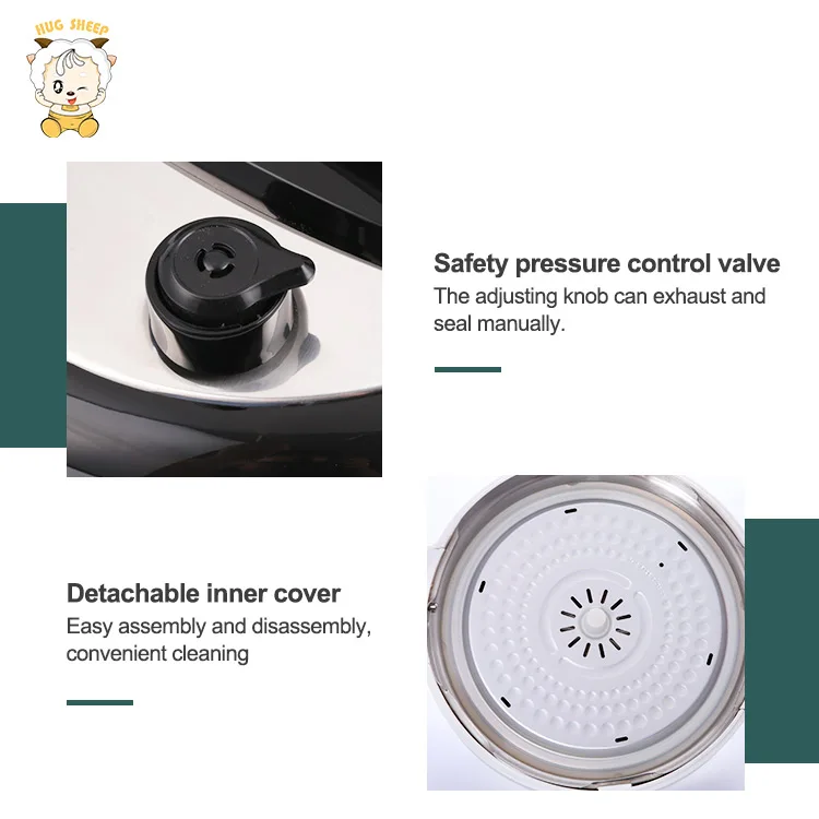 Super large capacity to meet various needs multifunctional electric pressure cooker 12L
