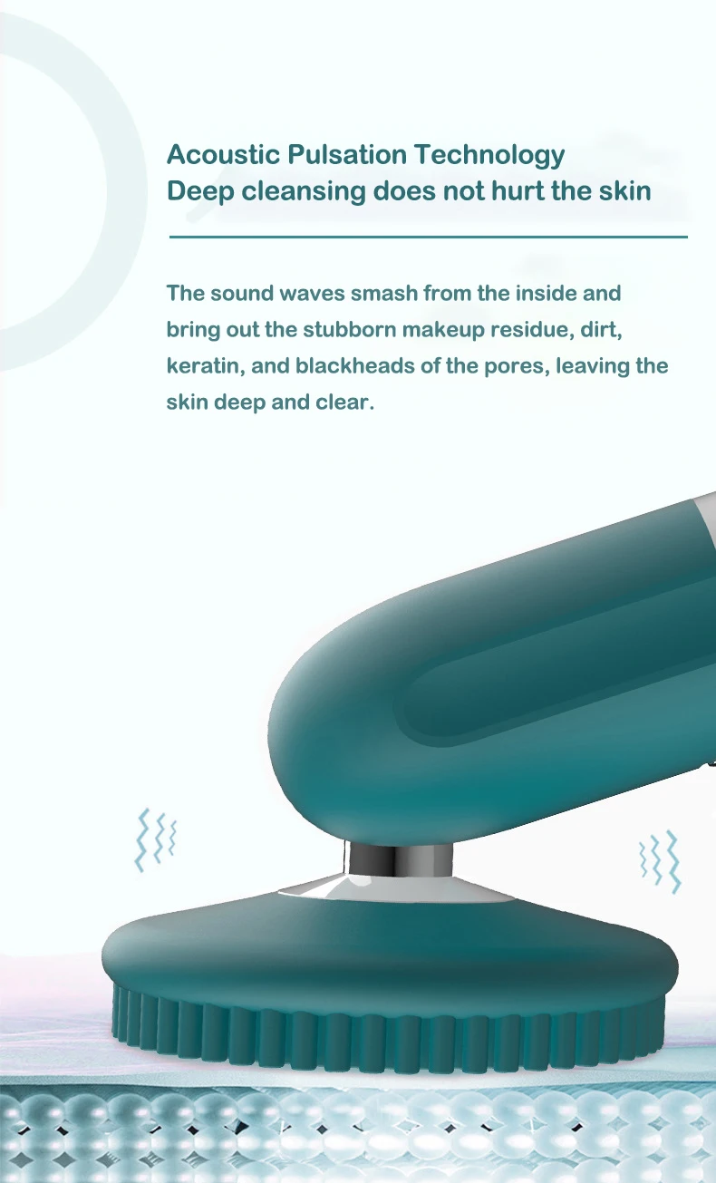 Custom Logo Mini Face Scrubber Soft Wash Facial Cleanser Silicone Korean Facial Rotary  Cleansing Brush .jpg