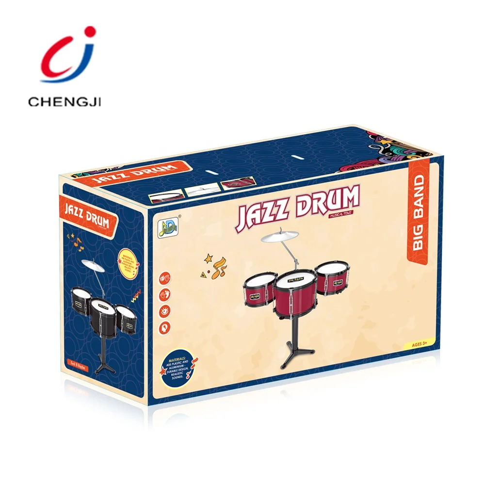 Musical educational big musical instrument set play jazz children drum set toys