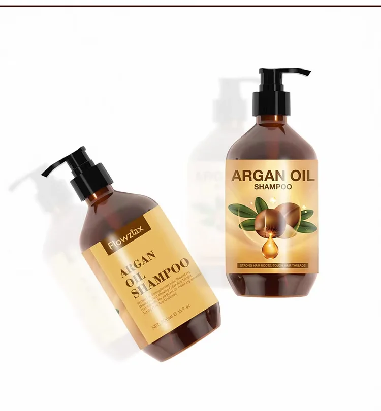 Organic Avocado Argan Oil Keratin Collagen Women Men Hair Care Products anti hair loss Moroccan Oil Shampoo