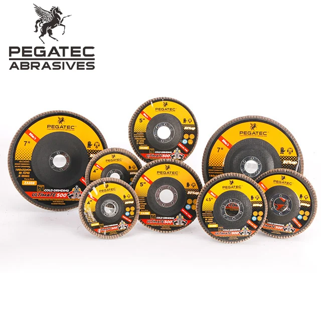 Long durability high cutting speed 4.5 the flap making machine vsm zirconium aluminum flap disk