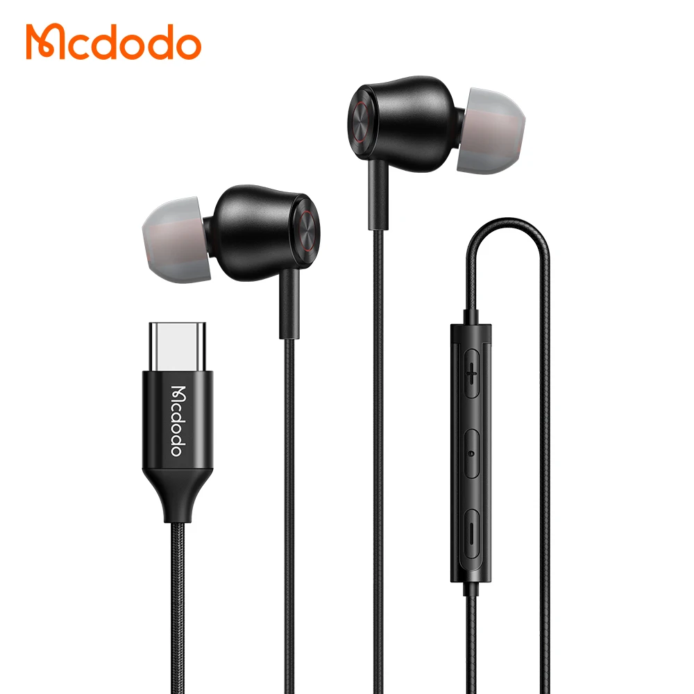 Stock Wired Earbuds Type C Headphone Audio Wired Control HD Sound Stereo HD Call Android Phone USB C Earbuds with Microphone