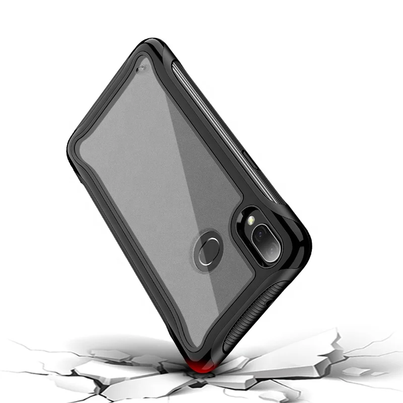  Saiboro новейший стиль ударопрочный прозрачный Контрастный ЦВЕТНОЙ Гибридный чехол для мобильного телефона Samsung Galaxy A10s