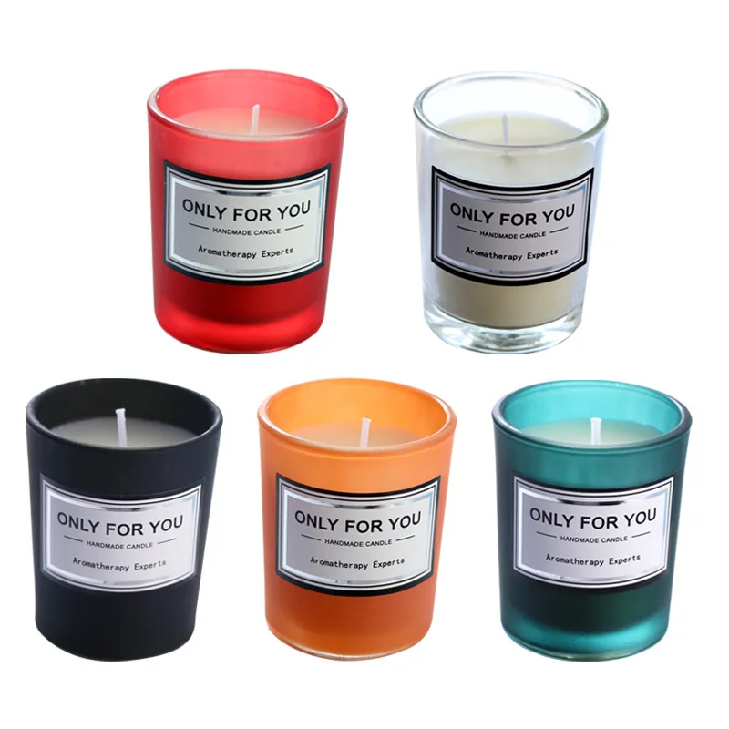 KDG Brand Custom Luxury Candles Hot Selling 100g wax Small Scented Soy Wax Glass Christmas Gifts Container Candles