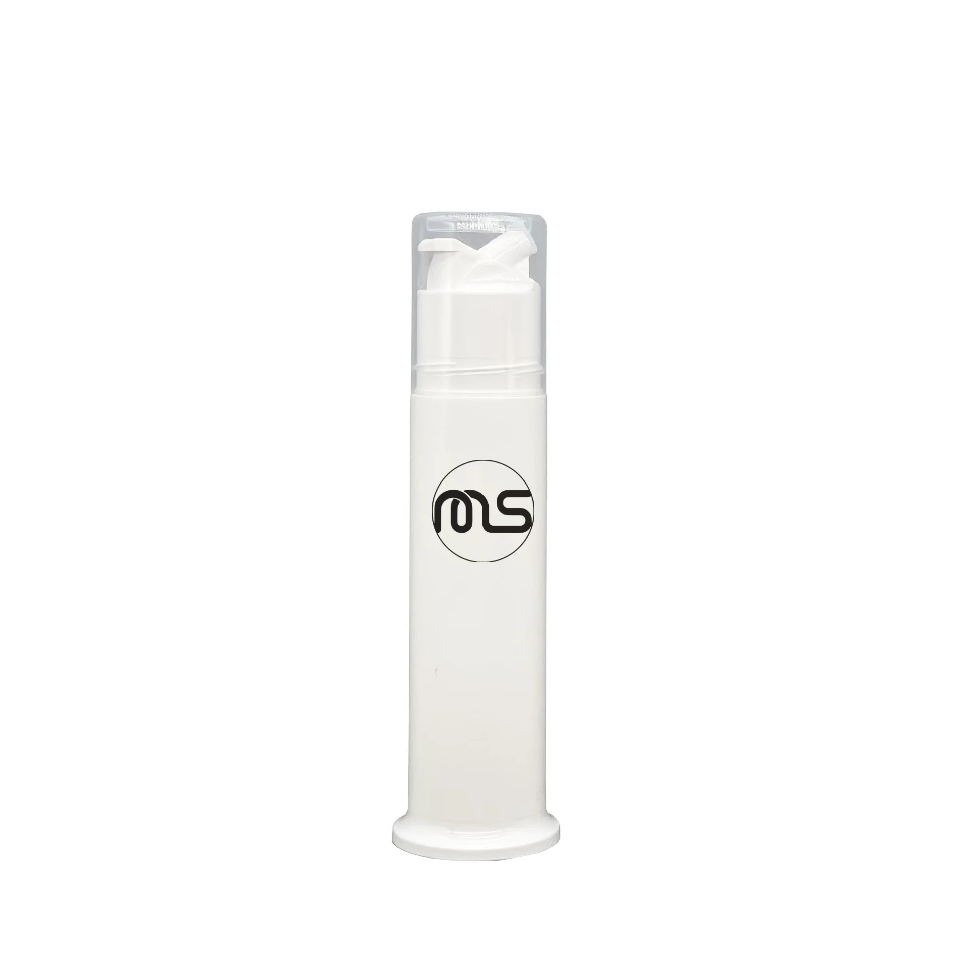 Wholesale Empty 60ml 120ml White Plastic Airless Toothpaste Tube Bottle 100g Plastic Airless Dispenser Pump For Toothpaste