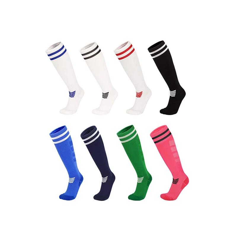 Wholesale Dispensing Towel Bottom Outdoor Over Knee High Sock Hockey Anti Slip Long Football Socks