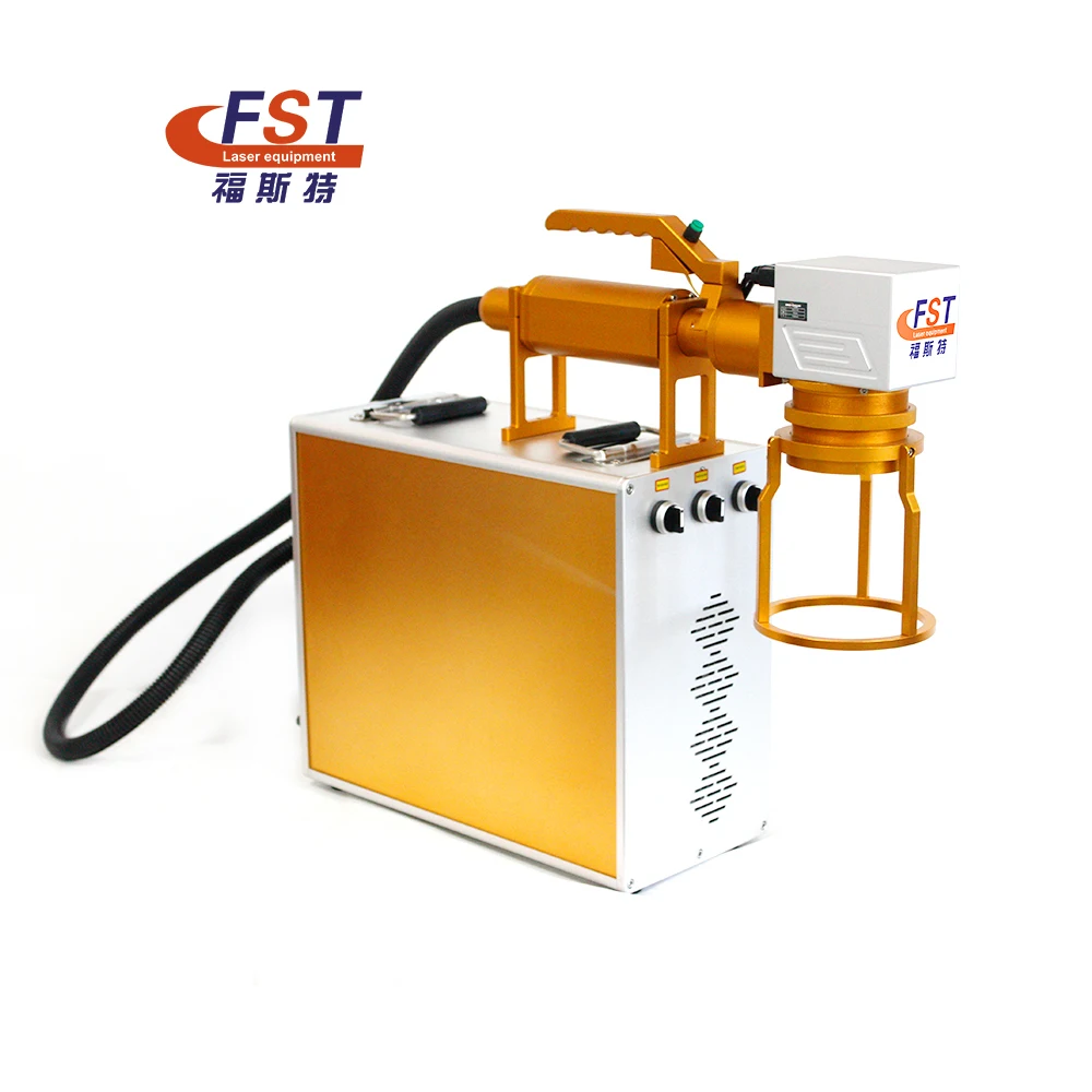 Laser Engraver Desktop Handheld Fiber Marking Machine For Metal Plastic Leather 0.001mm Accuracy 0.01mm Sport