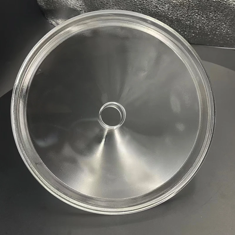 Customized CNC Clear Transparent Quartz Funnel