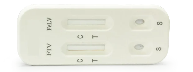 Ветеринар простая в эксплуатации фелина FIV/FeLV Ab Cat набор для быстрого тестирования кошек/быстрое тестирование кошек