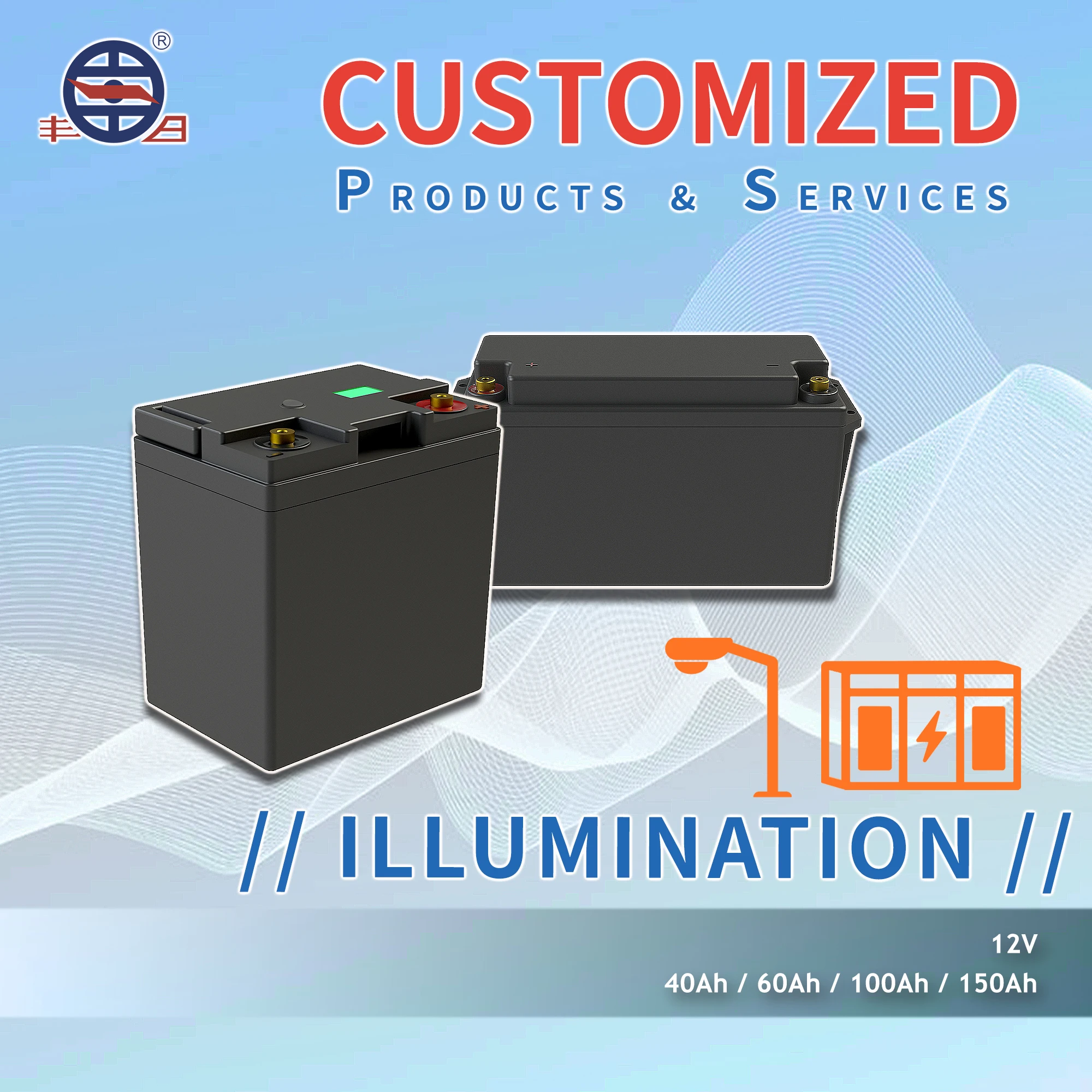 Factory Customized  12v lithium battery pack for emergency lighting