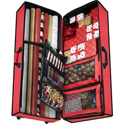 Multi-Featured Wrap and Accessory Storage and Organizer with Wheels