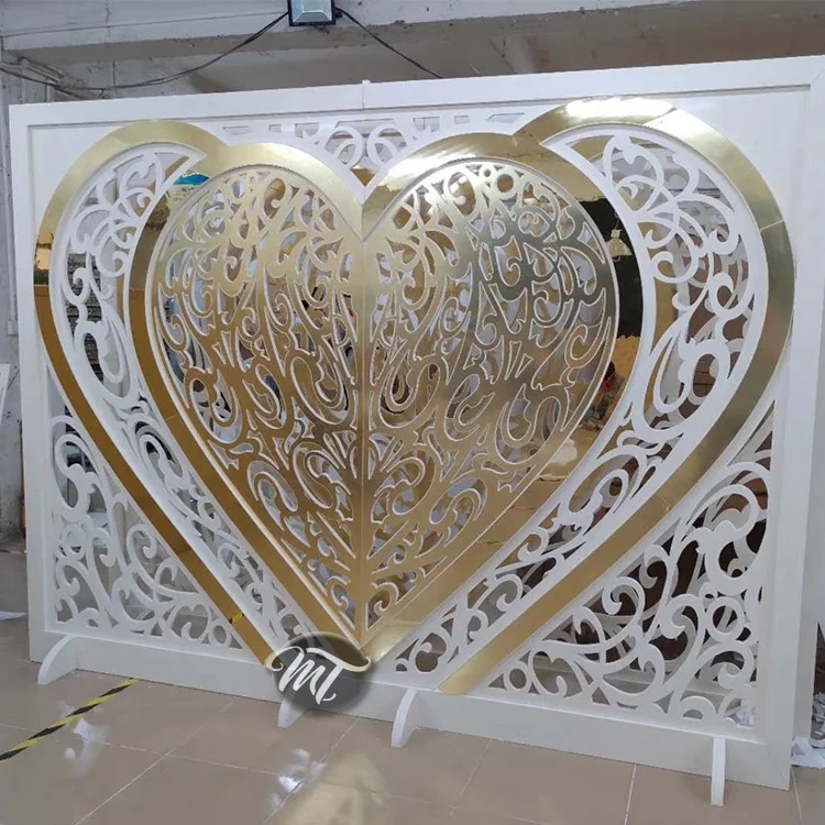 Party decorative square acrylic PVC white wedding backdrop panel for event planner